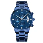 NIBOSI-Montre-bracelet à quartz Chronograph pour homme - T
