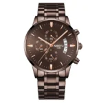 NIBOSI-Montre-bracelet à quartz Chronograph pour homme - M