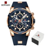 REWARD-Montre de sport à quartz - Blue RoseGold-173