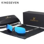 KINGSEVEN-Lunettes de soleil - Gun blue