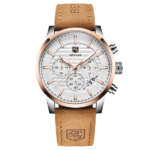 BENYAR BY-5104 – montre chronographe de luxe - light brown