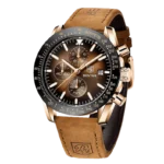 BENYAR BY-5140 Montre Homme Chronographe Étanche - brown