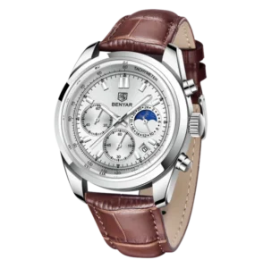 BENYAR BY-5193 Montre Homme Chronographe - brown