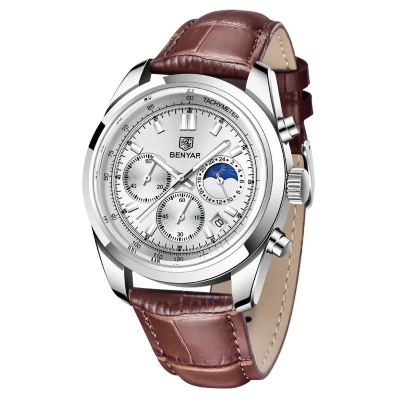 BENYAR BY-5193 Montre Homme Chronographe - brown