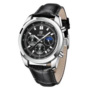 BENYAR BY-5193 Montre Homme Chronographe - Black Black