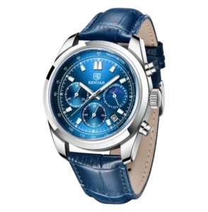 BENYAR BY-5193 Montre Homme Chronographe - Bleu