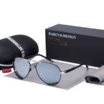 BARCUR-Lunettes de soleil polarisées - silver