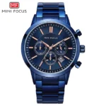 MINI FOCUS-Montre à quartz d'affaires - DARK-BLUE