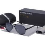 BARCUR-Lunettes de soleil polarisées - Black