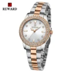 REWARD-Montre-bracelet de luxe en acier inoxydable - RD21552L-A