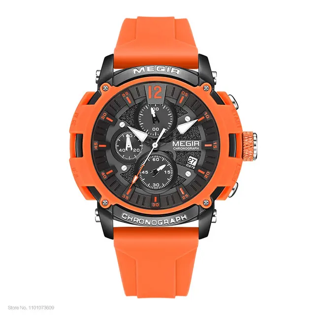 Megir Montre de sport militaire