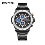 Extri-Montre à quartz étanche en acier inoxydable - X6042-A